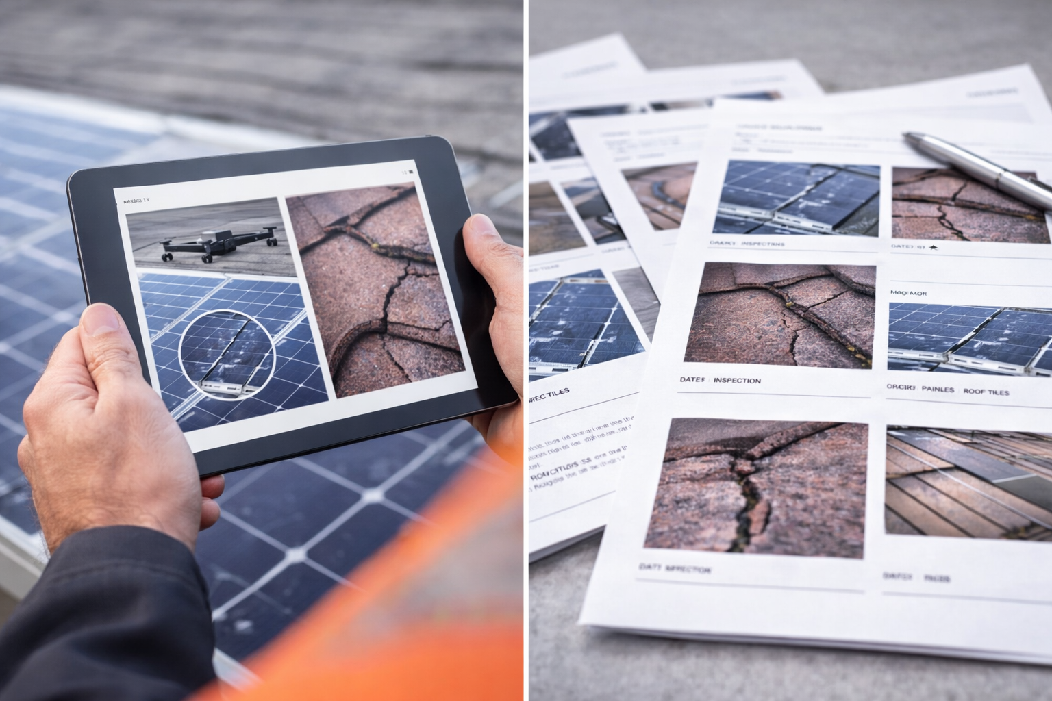 ドローン点検の報告書