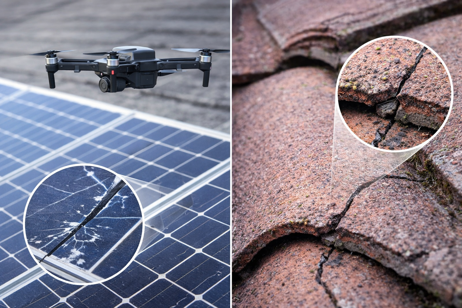 高解像度ドローン点検